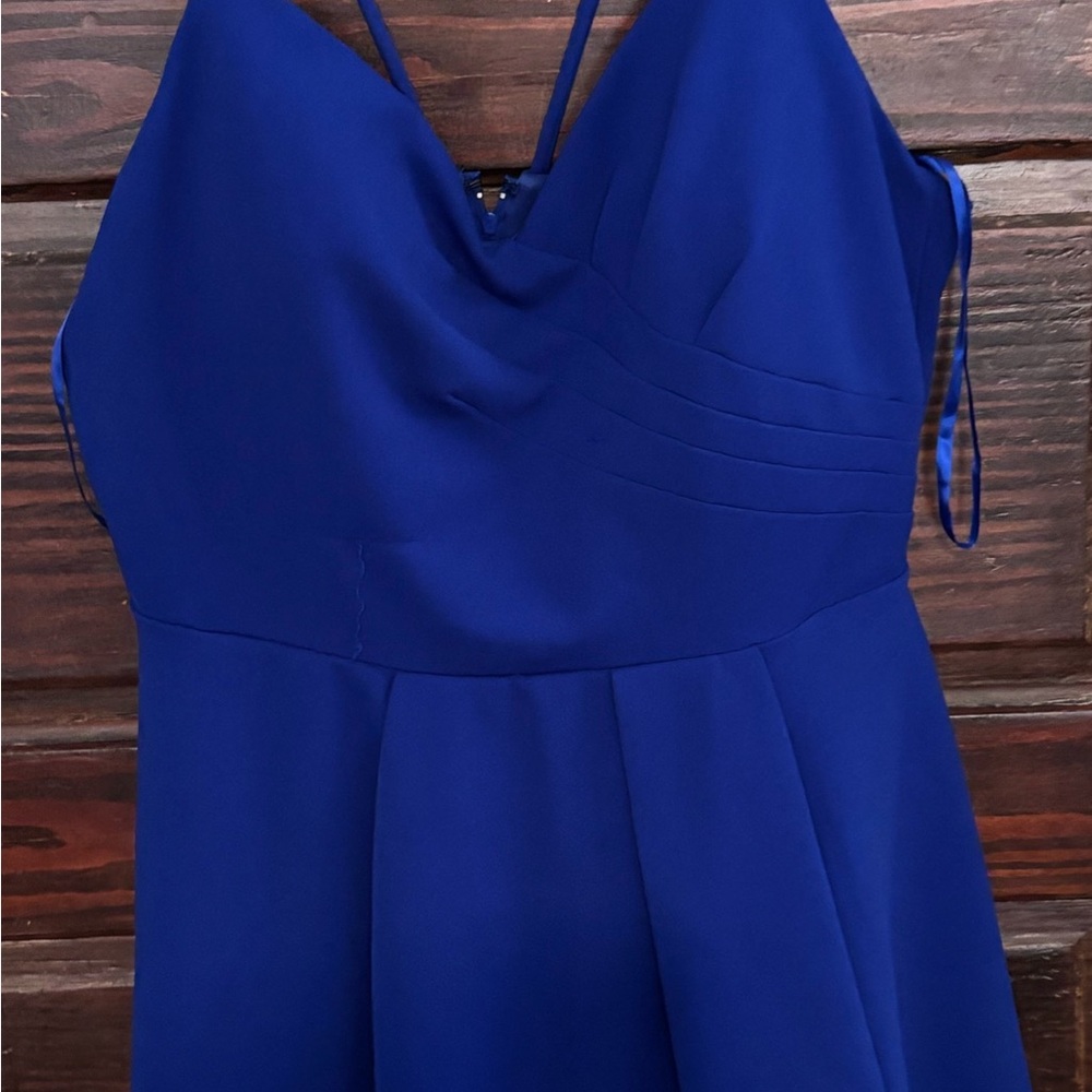 My Michelle Strapless Royal Blue Dress